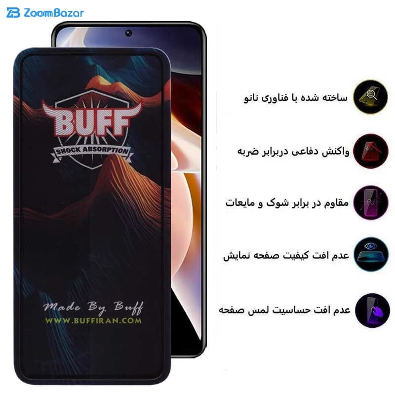 گلس بوف مدل Mountain مناسب برای گوشی موبایل شیائومی Redmi Note 11 Pro Plus 5G China/India/Note 11 Pro 5G China/Note 11 Pro 5G/4G/Note 11E Pro — تصویر ۶
