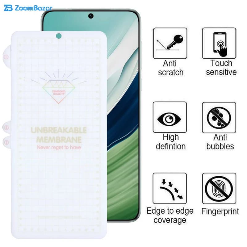 گلس بوف مدل Hydrogel مناسب برای گوشی موبایل هوآوی Mate 60 / Mate 50E / Mate 50 — تصویر ۲
