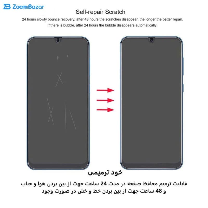 گلس بوف مدل Hydrogel مناسب برای گوشی موبایل هوآوی Nova 9 Se /آنر 50 Se / شیائومی 12 Pro — تصویر ۴