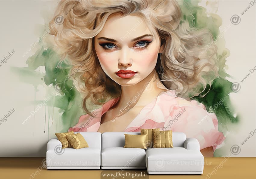 پوستر سه بعدی دخترانه HQ-1027