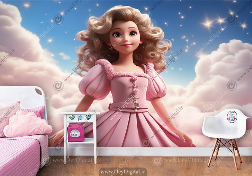 پوستر سه بعدی دخترانه HQ-1016