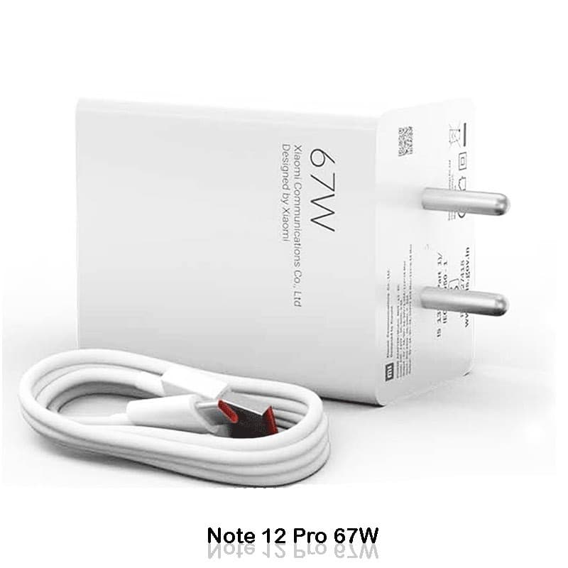 شارژر اصلی 67 وات شیائومی Note 12 Pro 67W