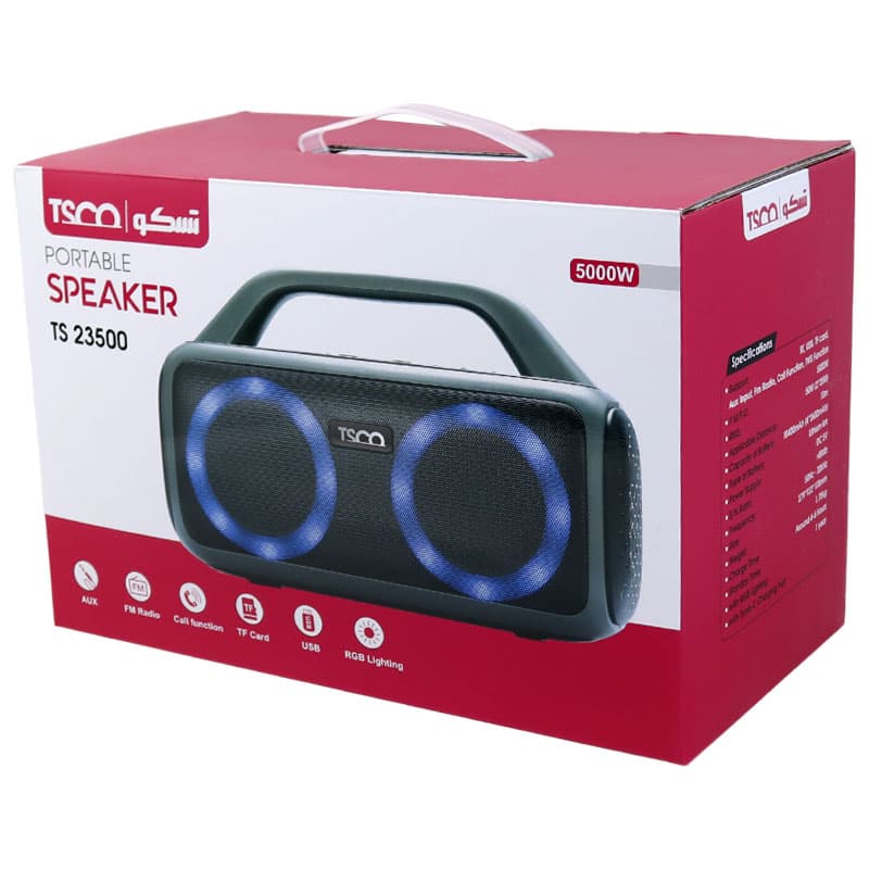 اسپیکر بلوتوث تسکو مدل TSCO TS 23500 — تصویر ۲