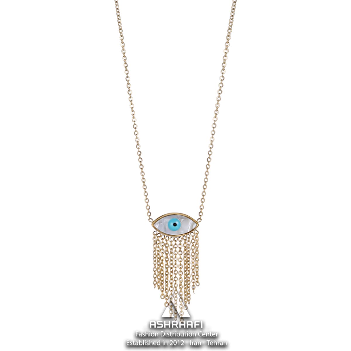 گردنبند چشم نظر Evil Eye Chain Fringe Necklace G