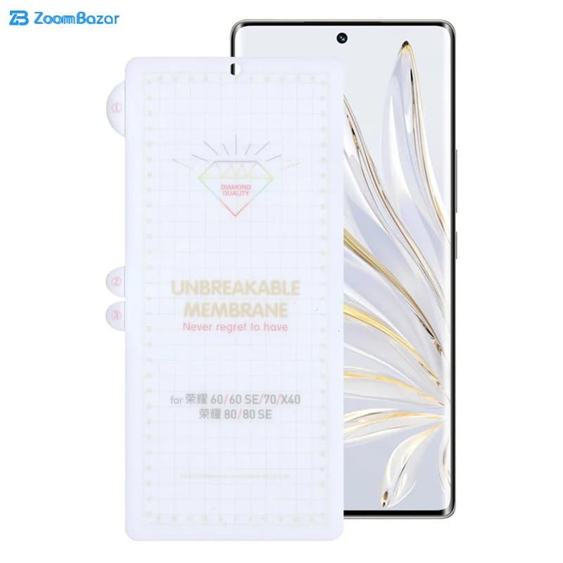 گلس بوف مدل Hydrogel مناسب برای گوشی موبایل آنر 60 / 70 / 80 / X40 / 80 SE / 60 SE — تصویر ۲