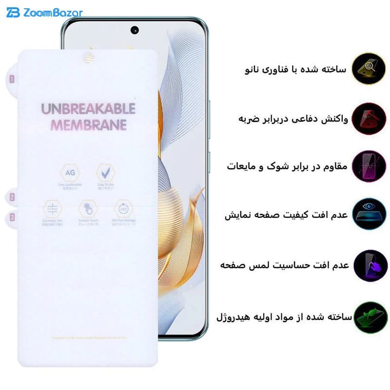 گلس بوف مدل Hydrogel-Matte مناسب برای گوشی موبایل آنر 90 / Xiaomi 12 Pro / Redmi Note 9 Pro — تصویر ۵