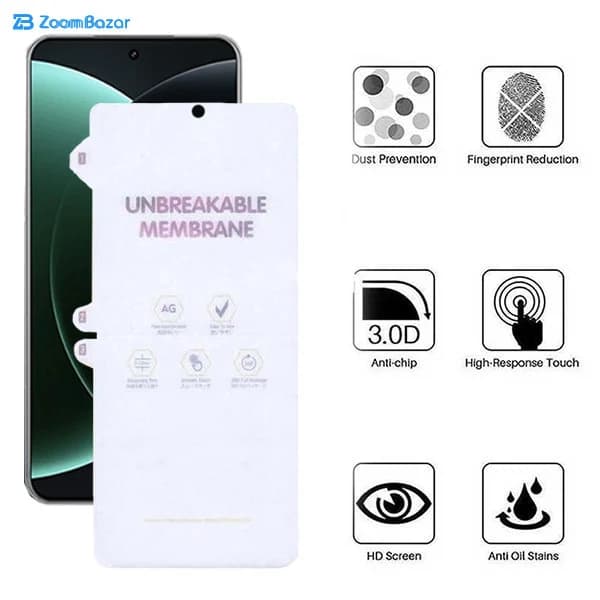 گلس بوف مدل Hydrogel-Matte-Guarantee مناسب برای گوشی موبایل شیائومی Mi 15 Ultra / Mi 15s Pro — تصویر ۶