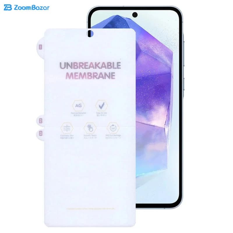 گلس بوف مدل Hydrogel-Matte-Guarantee مناسب برای گوشی موبایل سامسونگ Galaxy S25 FE/ A55 / Mi 12 Pro — تصویر ۷