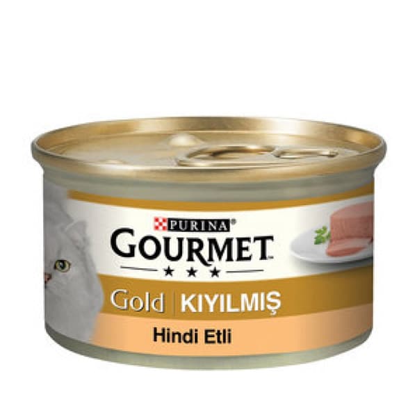 کنسرو گربه با طعم بوقلمون گورمت Gourmet