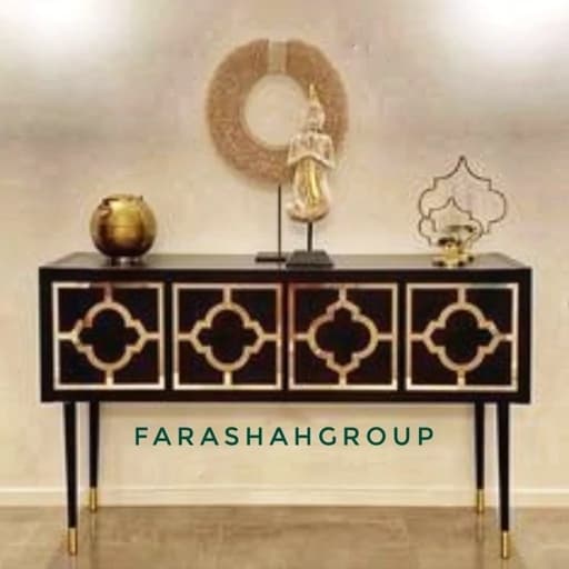 میز کنسول مدرن و جذاب با بهترین کیفیت و رنگ دلخواه ارسال رایگان به مسیر های یکطرفه کامنا مدل 13151983