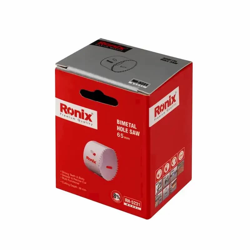 مته گردبر بایمتال 65 میلی متر رونیکس مدل RH-5231 — تصویر ۶