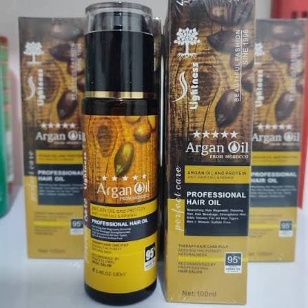روغن آرگان مو لایتنس پنج ستاره اصلی 100میل