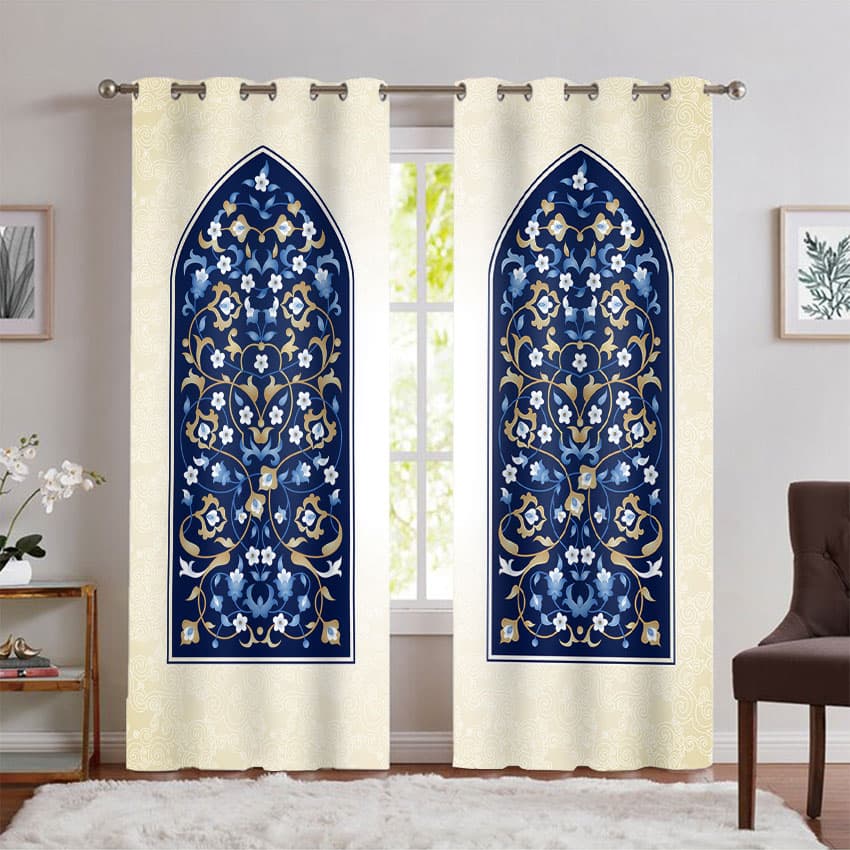 پرده پانچی طرح سنتی خاص PK-7431