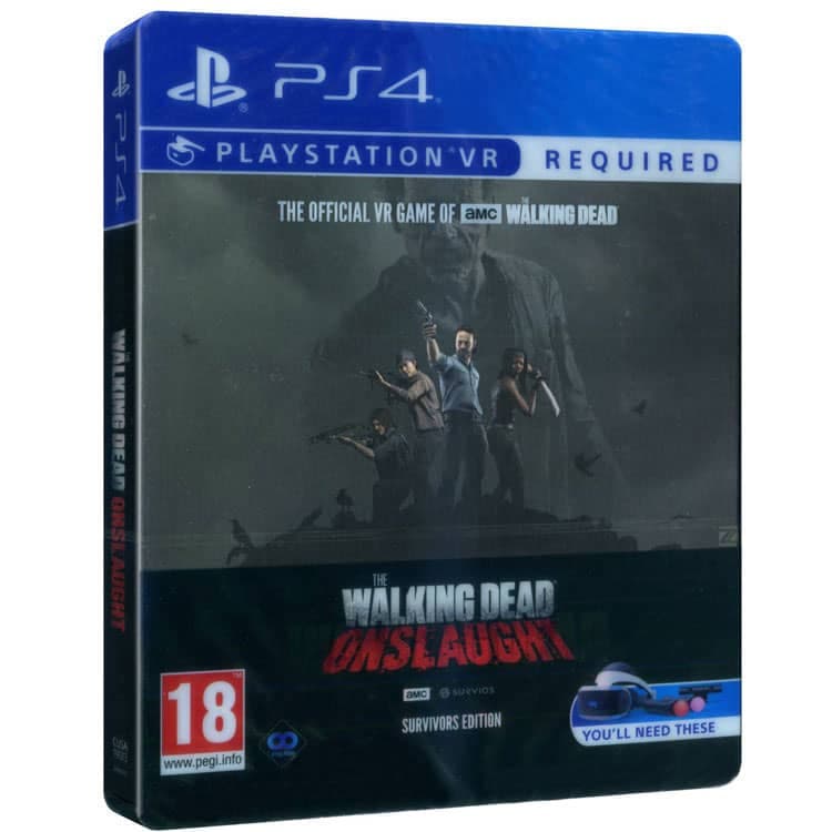 دیسک بازی The Walking Dead: Onslaught Survivor Edition VR SteelBook Edition – مخصوص PS4