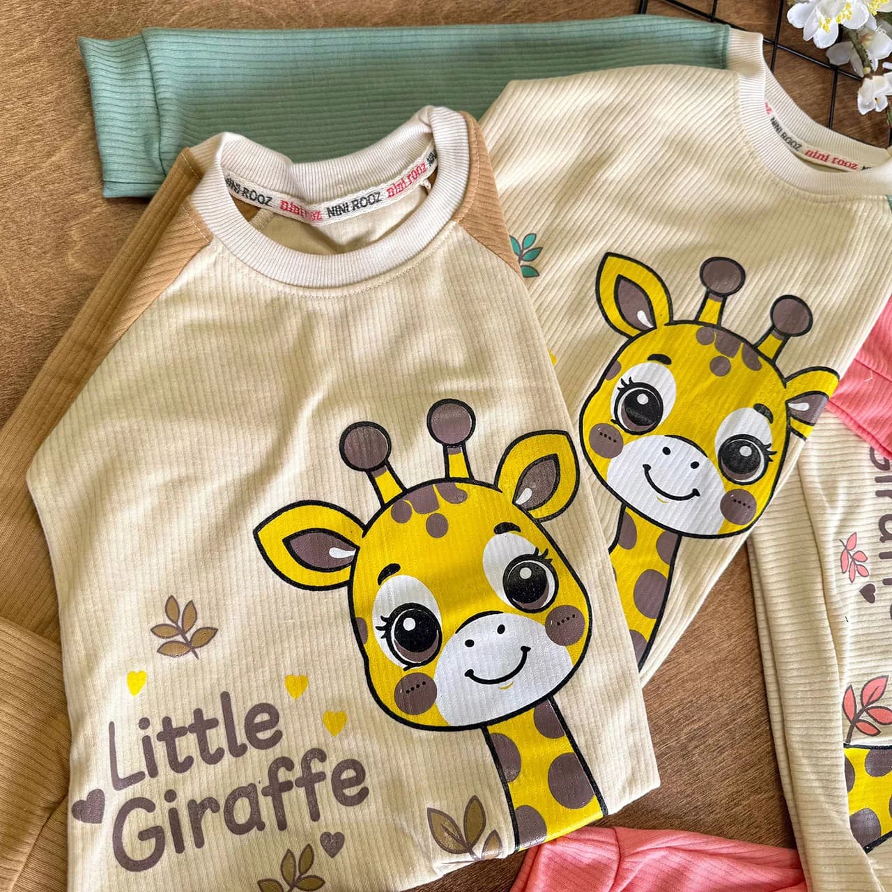 بلوز شلوار کبریتی زرافه Giraffe کد 7134 — تصویر ۳