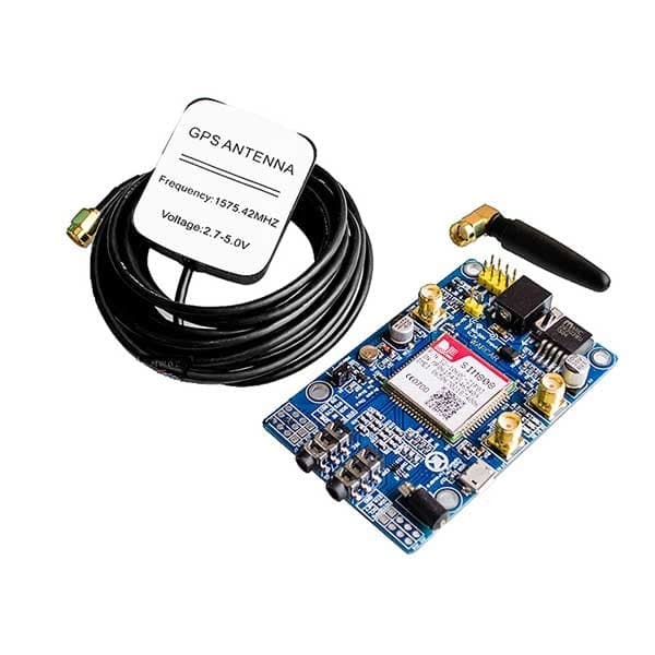 ماژول SIM808 + آنتن GSM و آنتن GPS
