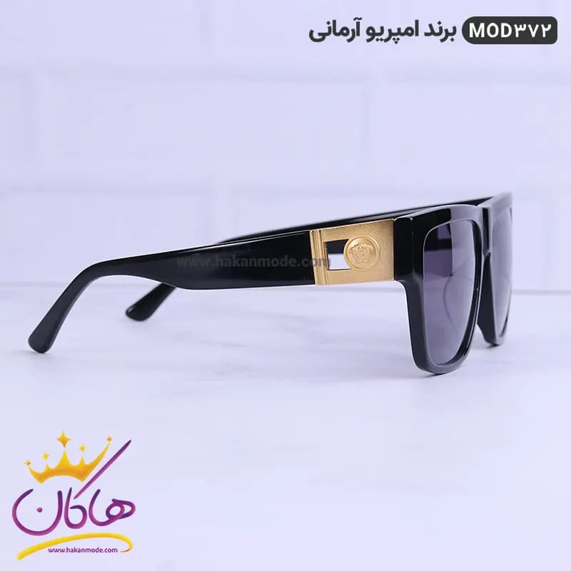 عینک ورساچه اورجینال مشکی کد Versace | MOD372 — تصویر ۸