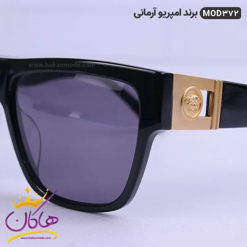 عینک ورساچه اورجینال مشکی کد Versace | MOD372 — تصویر ۴