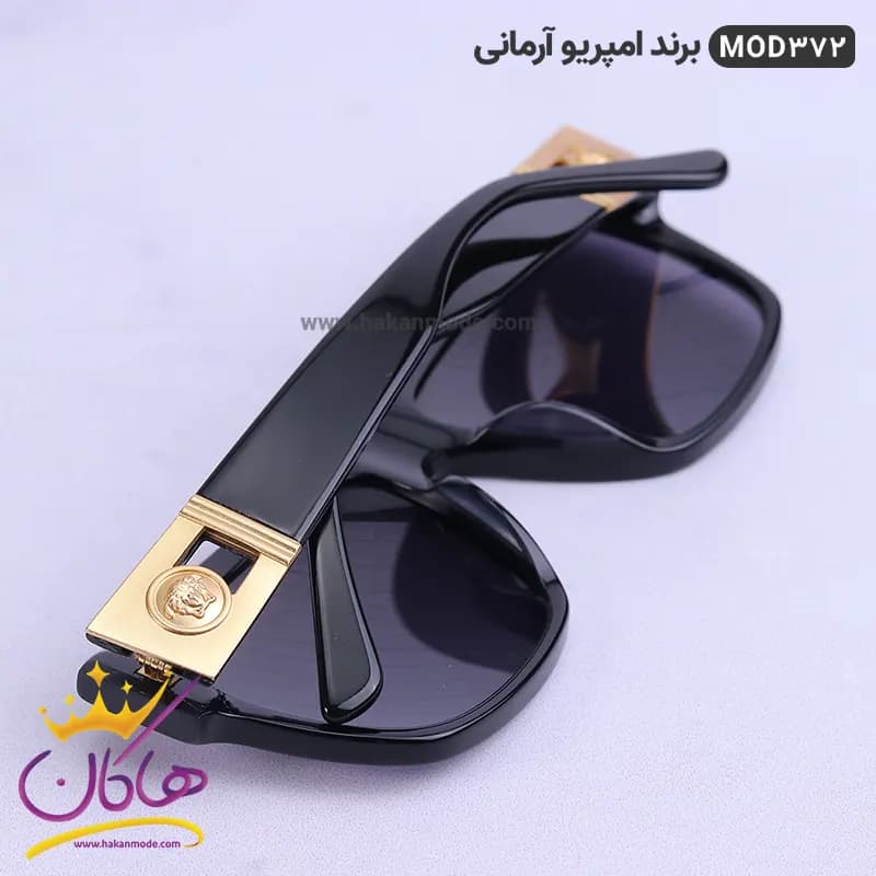 عینک ورساچه اورجینال مشکی کد Versace | MOD372 — تصویر ۳