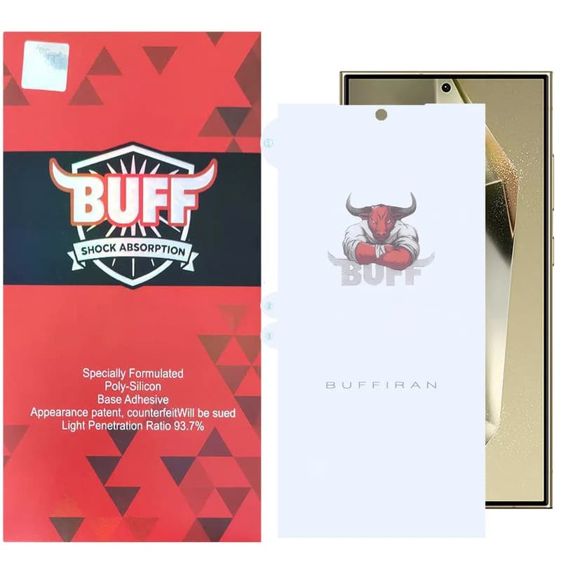 گلس بوف مدل HydroBull مناسب برای گوشی موبایل سامسونگ Galaxy S24 Ultra / S23 Ultra / S22 Ultra