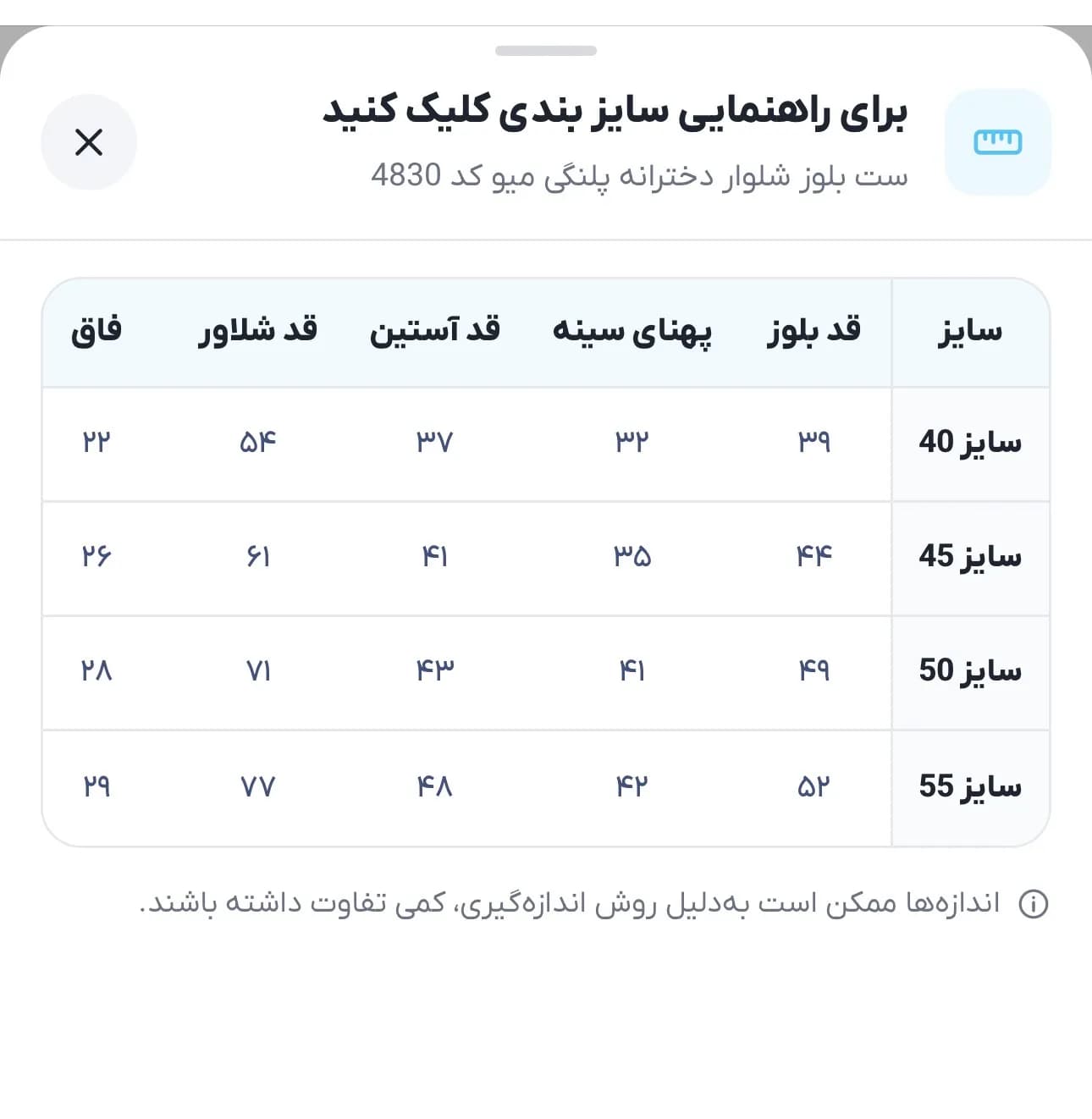 ست بلوز شلوار دخترانه پلنگی میو کد 4830 — تصویر ۳