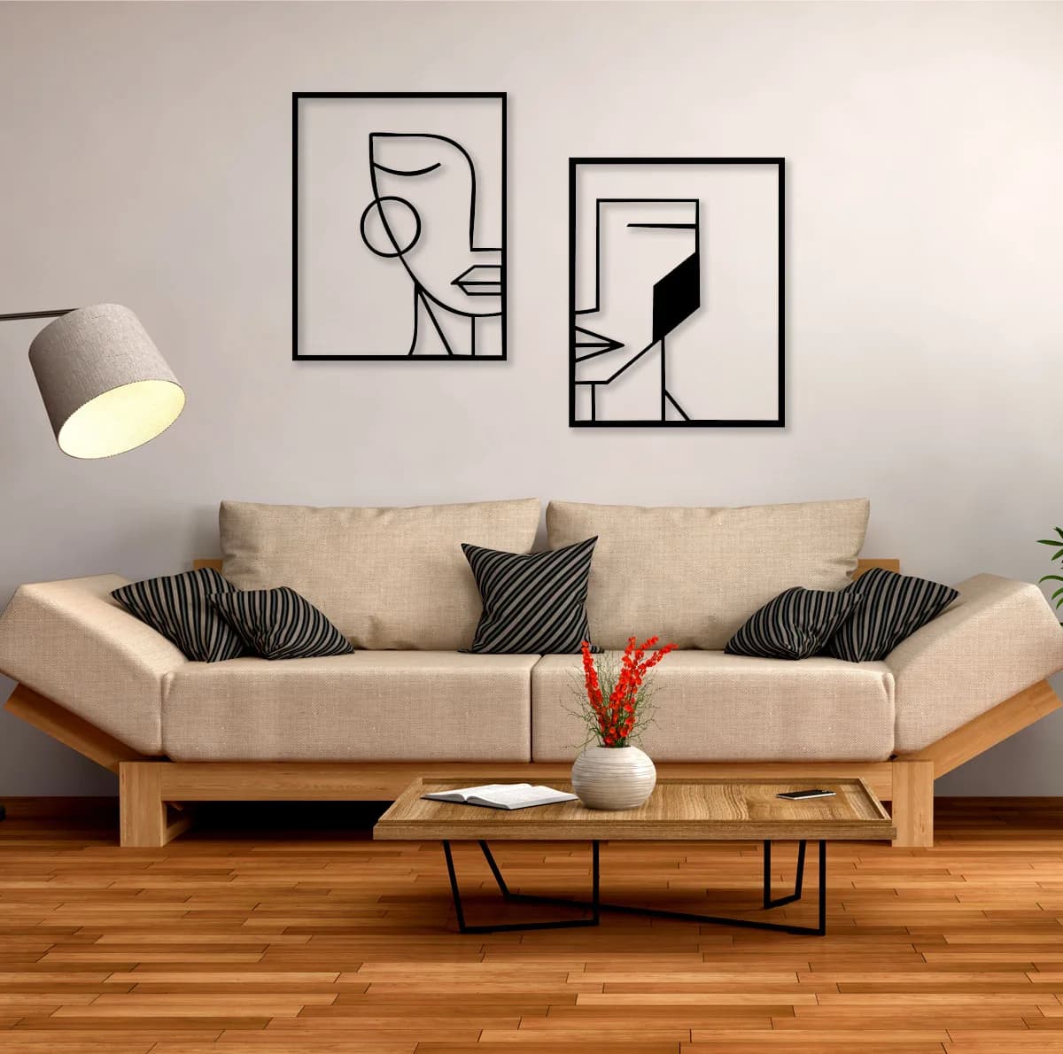 دیوارکوب مدل F18 مجموعه 2 عددی