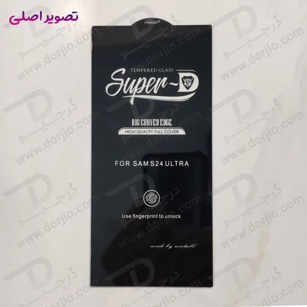 گلس شیشه ای Super-D شفاف Samsung Galaxy S24 Ultra مارک Mietubl — تصویر ۲