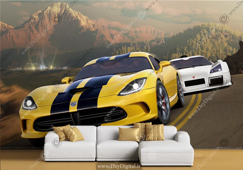 پوستر دیواری بازی ماشینی طرح فورزا هورایزن BA-9793