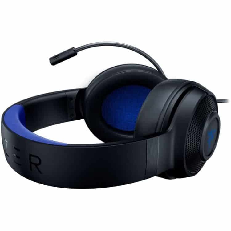 هدست با‌ سیم Razer Kraken X – مشکی/آبی — تصویر ۴