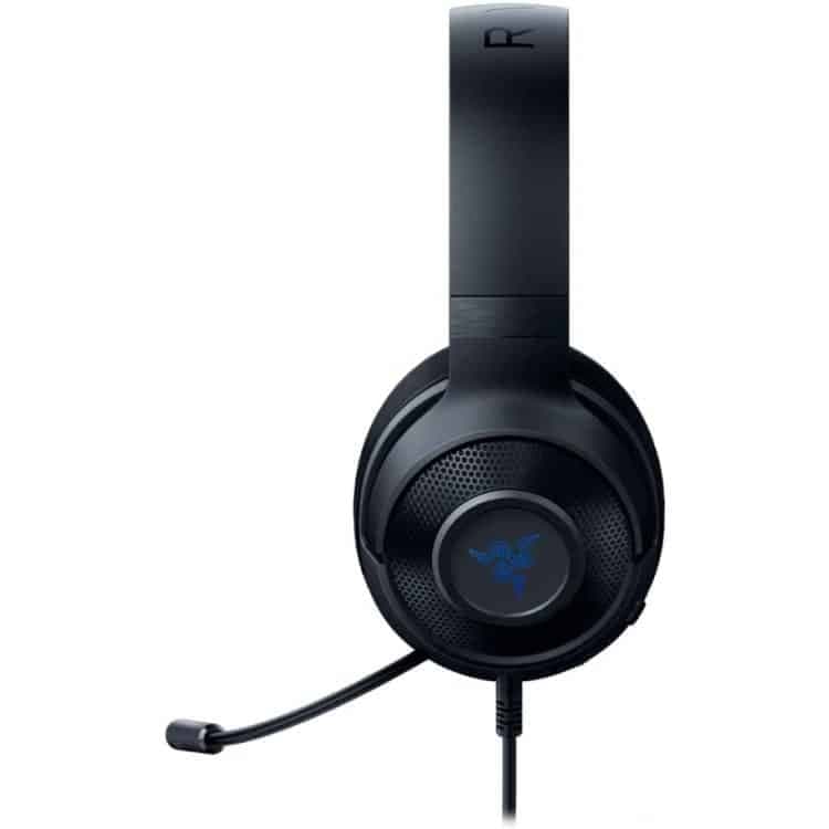 هدست با‌ سیم Razer Kraken X – مشکی/آبی — تصویر ۵