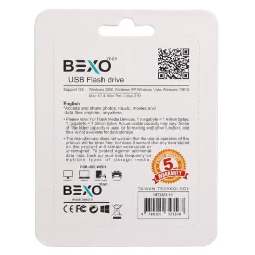 فلش 16 گیگ بکسومن Bexoman B-323 — تصویر ۳
