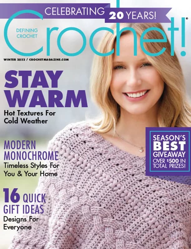 و دانلود نسخه کامل 17 مجله قلاب‌بافی . Crochet Magazine