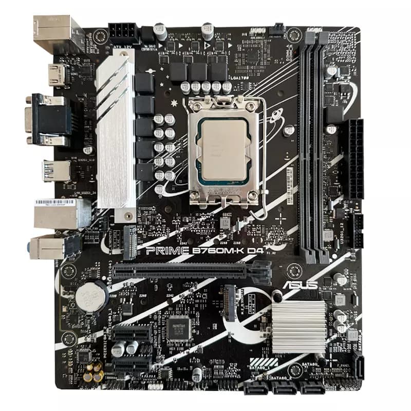 باندل مادربرد Asus Prime B760M-K DDR4 + I5 13400 استوک در حد نو