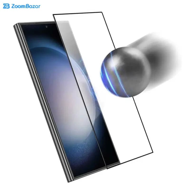 گلس بوف مدل FullGlue-Max مناسب برای گوشی موبایل سامسونگ Galaxy S24 Ultra — تصویر ۲