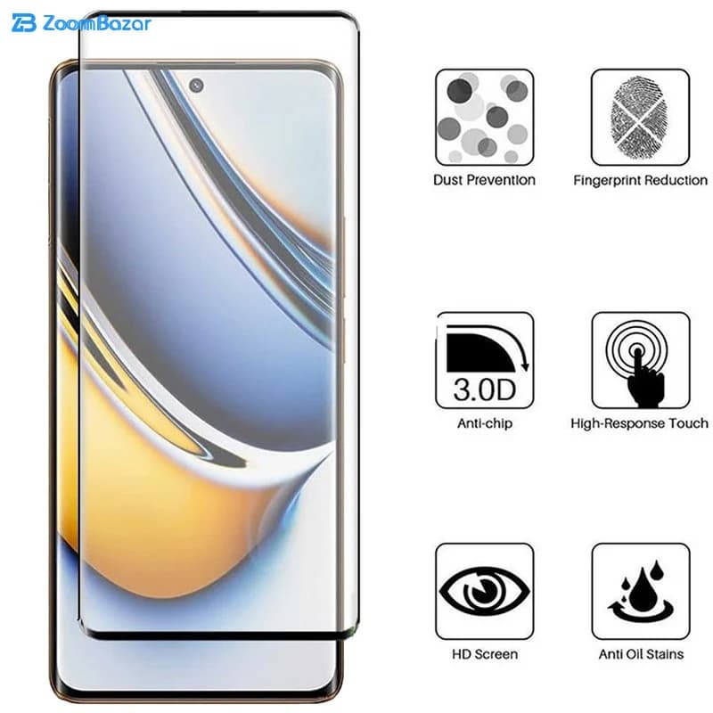 گلس بوف مدل FullGlue-Max-G مناسب برای گوشی موبایل ریلمی Realme 11 Pro Plus/11 Pro/10 Pro Plus/ Narzo 60 Pro — تصویر ۸