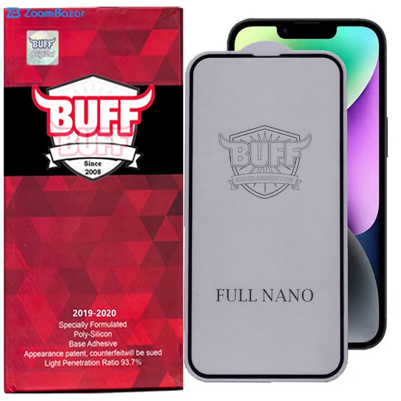 گلس بوف مدل Full Nano مناسب برای گوشی موبایل اپل iphone 16e/13/13pro/14 — تصویر ۲
