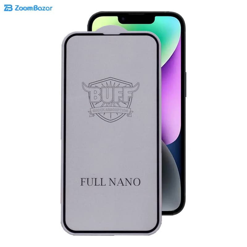 گلس بوف مدل Full Nano مناسب برای گوشی موبایل اپل iphone 16e/13/13pro/14 — تصویر ۴