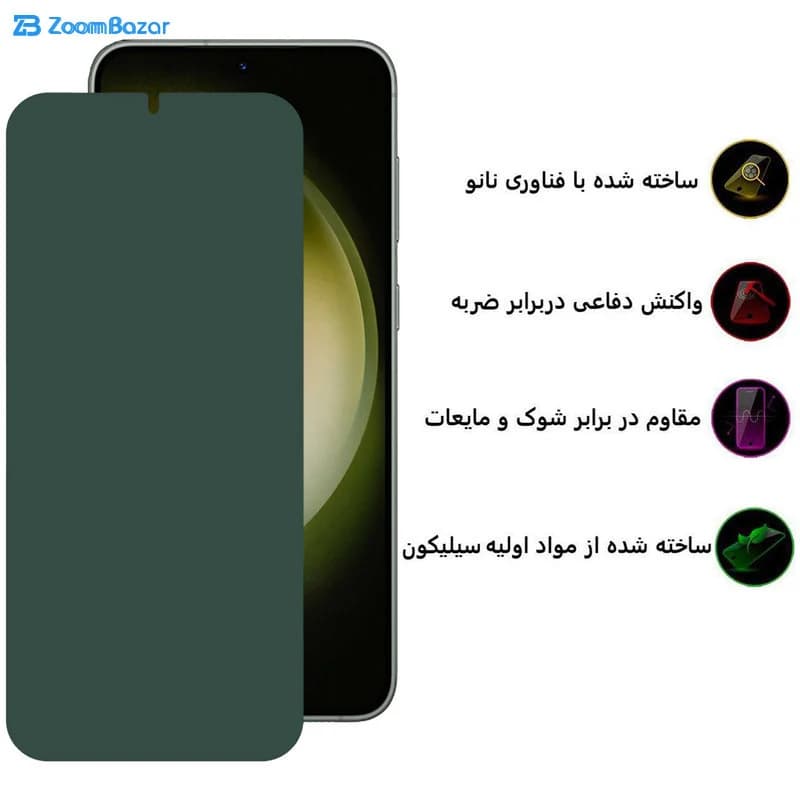 گلس بوف مدل Full Body مناسب برای گوشی موبایل سامسونگ Galaxy S23 Plus / S22 Plus — تصویر ۷