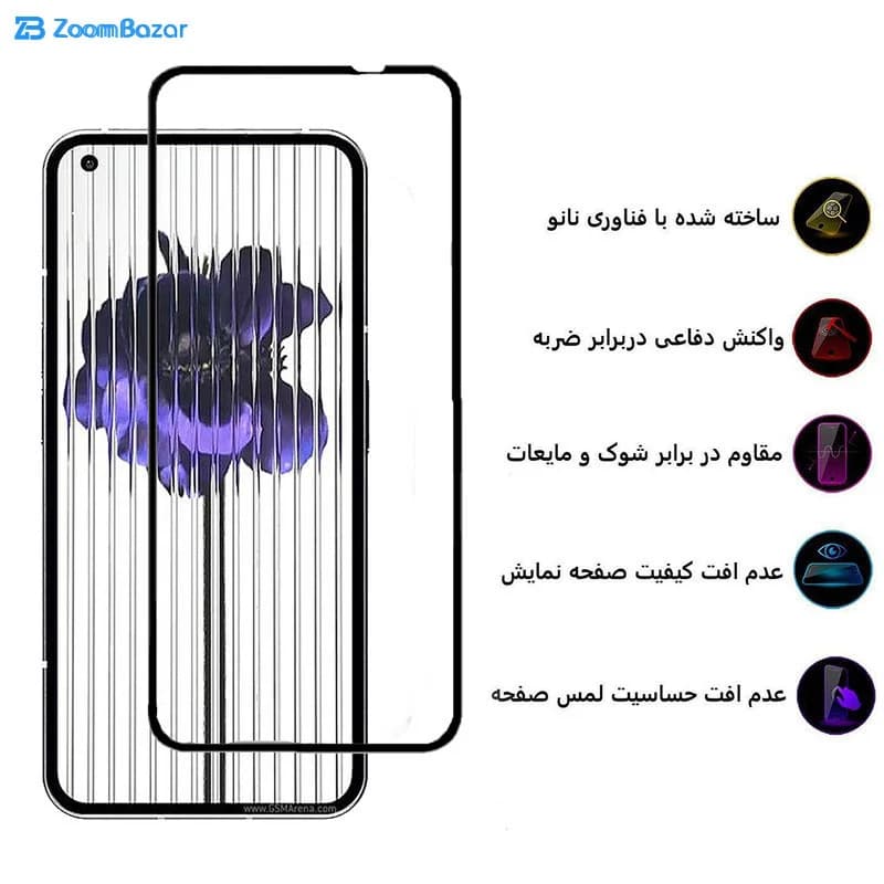 گلس بوف مدل F33 مناسب برای گوشی موبایل ناتینگ Nothing Phone 1 — تصویر ۷