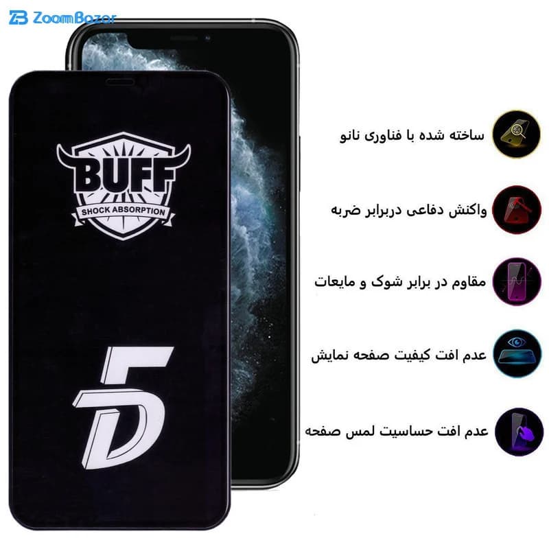 گلس بوف مدل F33 مناسب برای گوشی موبایل اپل iPhone 11 Pro Max / XS Max — تصویر ۸