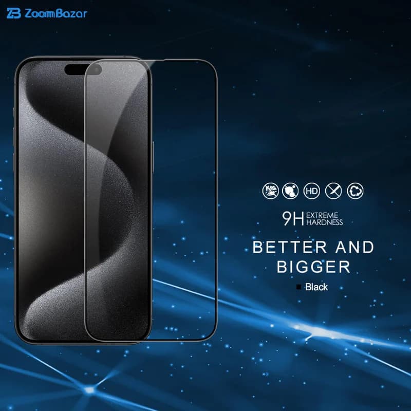 گلس بوف پرو مدل Crystal Pro مناسب برای گوشی موبایل اپل iPhone 15 Pro Max — تصویر ۲