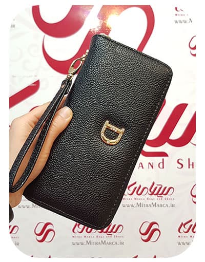 کد 679 کیف پول زنانه سایز بزرگ طرح دیور