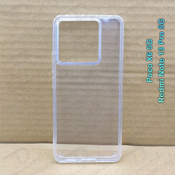 کریستال کاور تمام شفاف Xiaomi Redmi Note 13 Pro 5G — تصویر ۴