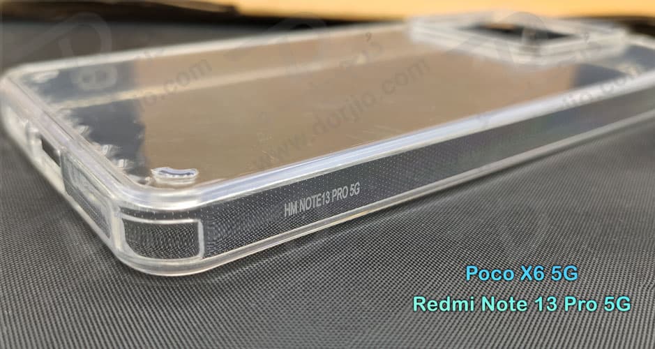 کریستال کاور تمام شفاف Xiaomi Redmi Note 13 Pro 5G — تصویر ۲