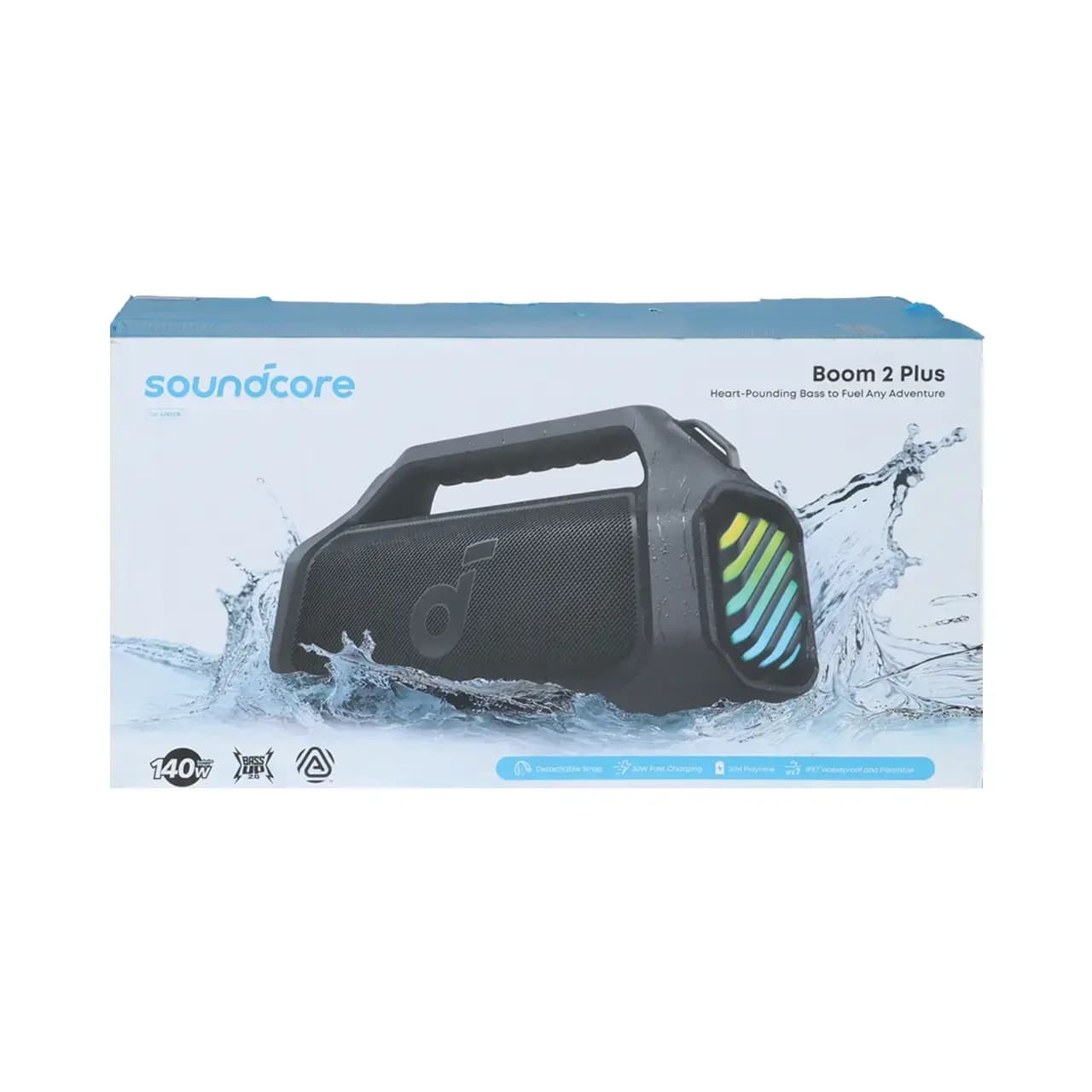 اسپیکر بی سیم ANKER مدل BOOM 2 PLUS A3134012 – مشکی (گارانتی 6 ماهه شرکتی) — تصویر ۷