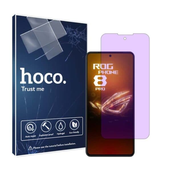 گلس ایسوس Rog Phone 8 Pro مدل آنتی پرپل برند هوکو
