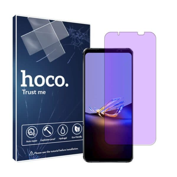 گلس ایسوس Rog Phone 7 Ultimate مدل آنتی پرپل برند هوکو