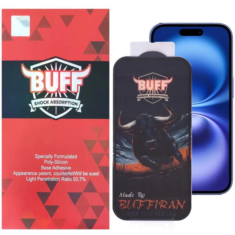 گلس بوف مدل BullRun Buffer مناسب برای گوشی موبایل اپل iPhone 16/ 15