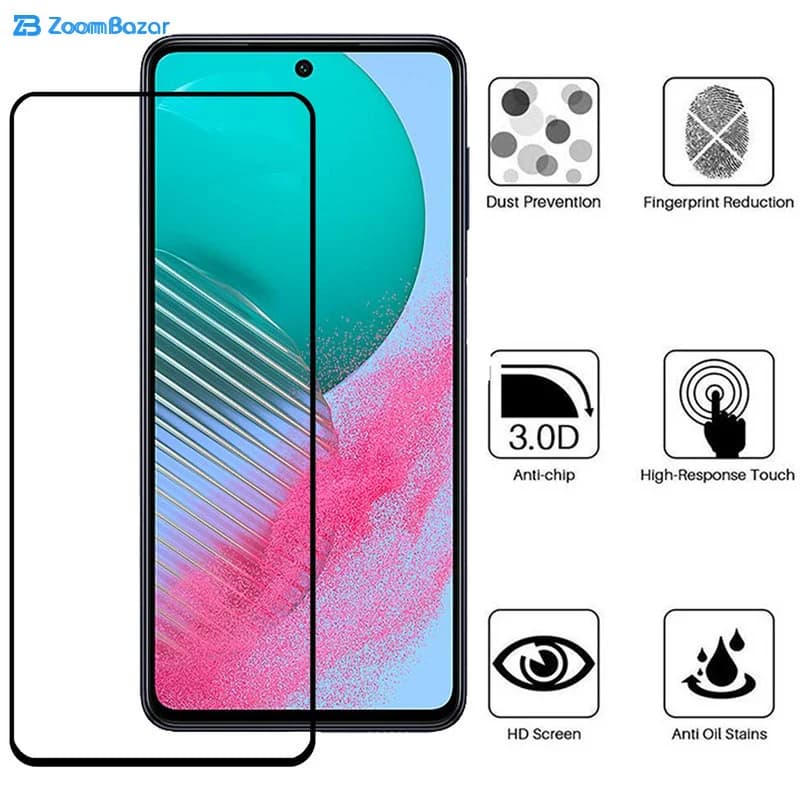 گلس بوف مدل 5D مناسب برای گوشی موبایل سامسونگ Galaxy M54/F54/M53/A73 5G/S10 Lite/Note10 Lite — تصویر ۵