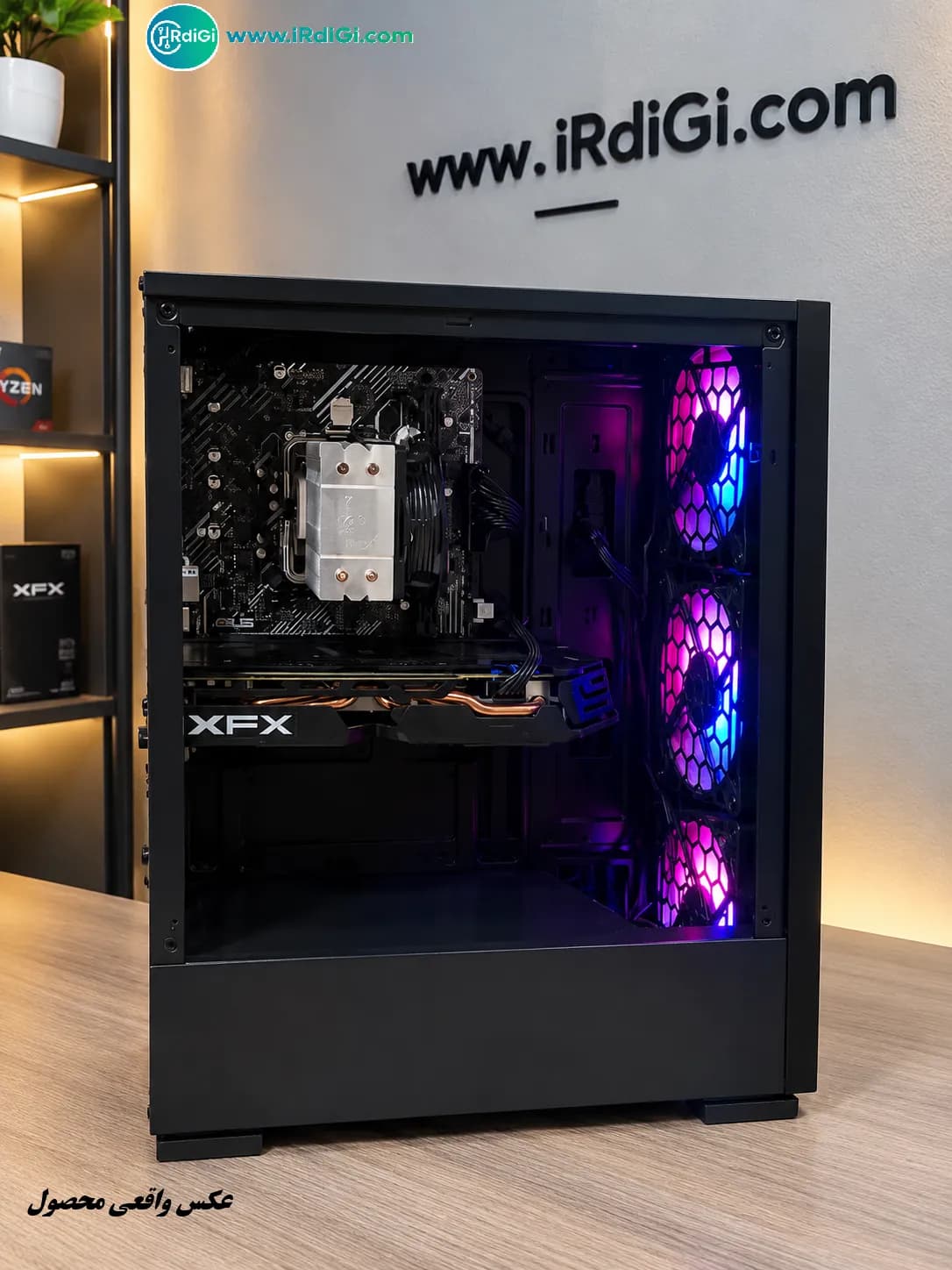 کیس گیمینگ i5 نسل ۱۰ با کارت گرافیک RX 580 و رم ۱۶ گیگابایت — تصویر ۲